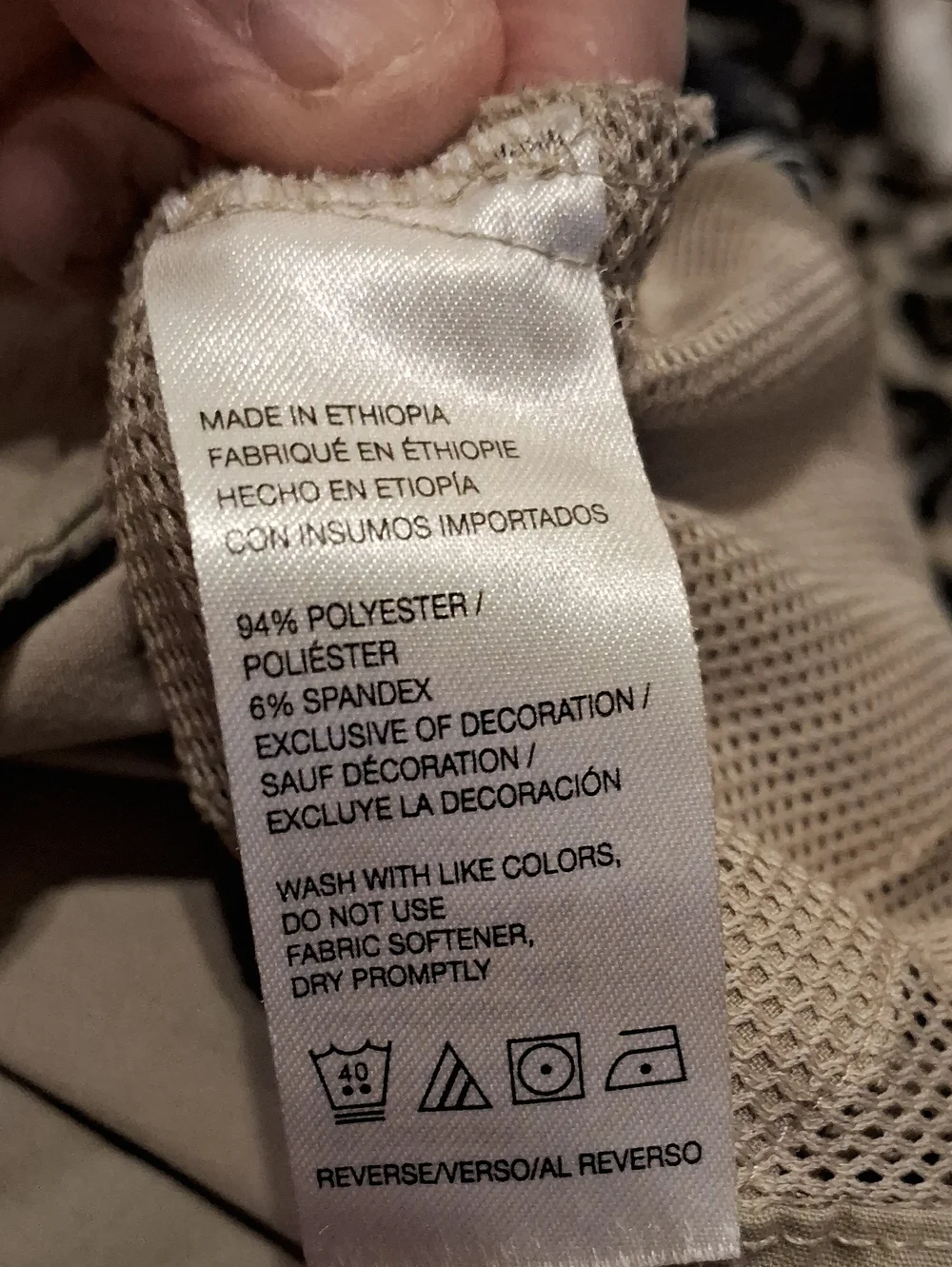 Izod Tan Golf Shorts